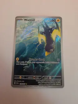 Pokemon TCG Wattrel Scarlet & Violet Twilight Masquerade Holo Card 178/167 - Image 1