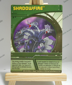 Bakugan Card - Shadowfire - Green Ability Card - BA480 - 43/48i - 2008 - Image 1