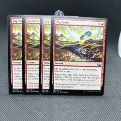 Big Score X4 (Playset) Streets of New Capenna (SNC) MTG Magic the Gathering - Image 1
