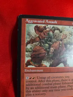 Magic The Gathering | Aggravated Assault | Red | Onslaught | 2002 MTG | LP - Image 2