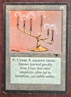 Candelabra of Tawnos - MtG Antiquities - Rare LP/MP 1994 - Image 2