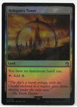Reliquary Tower Magic the Gathering, MTG Doctor Who FOIL (0296) NM - Image 1