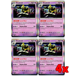Pokemon TCG 4x Dusknoir 037/131 Holo Prismatic Evolution Playset NM - Image 1