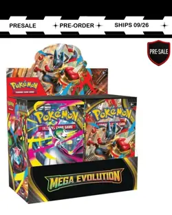 PRESALE 2PACK POKEMON MEGA EVOLUTION ENHANCED BOOSTER DISPLAY BOX - Image 1
