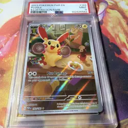 Pokemon Plusle SV04: Paradox Rift 193/182 Illustration Rare Holo PSA 9 - Image 1