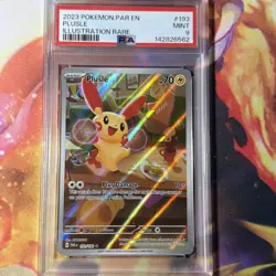 Pokemon Plusle SV04: Paradox Rift 193/182 Illustration Rare Holo PSA 9 - Image 2