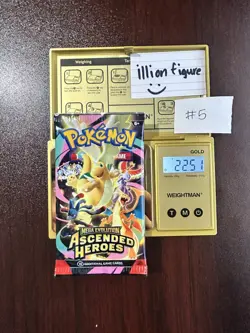 VERY HEAVY! GOD PACKUUU 22.51g Ascended Heroes Pokemon TCG Booster (SEALED) - Image 1
