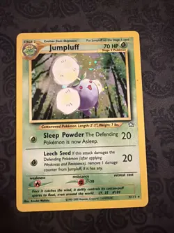 Pokemon Jumpluff Neo Genesis 7/111 Holo Rare - Image 1