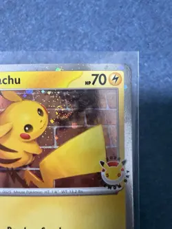 Pikachu 051/162 Cosmos Holo Pokemon Day 2026 Stamped Promo NM With Swirl - Image 3