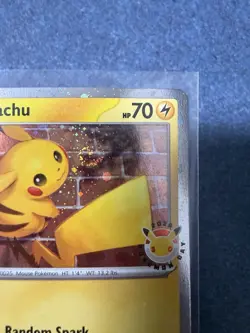 Pikachu 051/162 Cosmos Holo Pokemon Day 2026 Stamped Promo NM With Swirl - Image 4