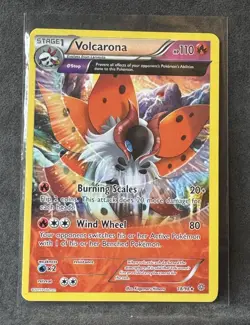 Volcarona 18/98 XY Ancient Origins Regular Pokemon TCG Moderately Played - Image 1