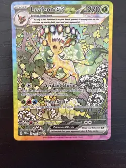Pokemon TCG Leafeon EX Sir 144/131 Prismatic Evolutions - Image 1