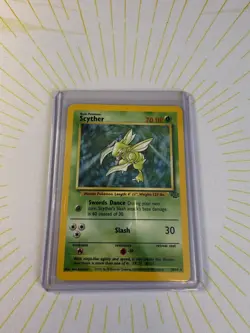 NM Pokemon TCG Scyther 10/64 Jungle Set 1999 Holo Rare NM/LP ✨ - Image 5