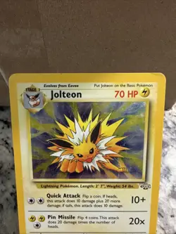 Pokemon TCG Jolteon Jungle 4/64 Holo Unlimited Holo Rare - Image 5