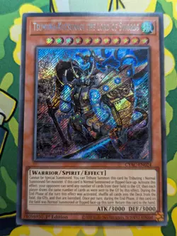 Yugioh - Tsumuha-Kutsunagi The Lord of Swords CYAC-EN024 Secret Rare 1st ed VLP - Image 1