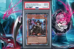 YuGiOh! PSA 8 Diabellstar The Black Witch RA04-EN047 - Image 1