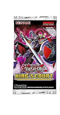 Yu-Gi-Oh! Kings Court Booster Deutsch 1. Auflage 7 Karten TCG Neu & versiegelt - Image 1