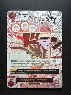 One Piece: Honesty Impact (Alternate Art) OP11-018 A Fist of Divine Speed Foil - Image 1