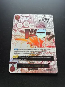 One Piece: Honesty Impact (Alternate Art) OP11-018 A Fist of Divine Speed Foil - Image 2