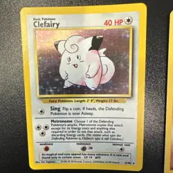 Pokemon Vintage Base Set 4 Card Set MP Holo Rare - Image 2