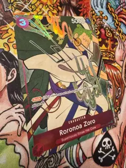 Roranoa Zoro OP01-025 1st Anniversary Set Promo One Piece Card Eng Free Gift! - Image 5