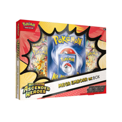 Pokemon Mega Emboar EX Ascended Heroes Box English Trading Card Game - IN HAND - Image 1