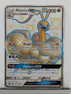 Altaria GX SV77/SV94 Shiny Hidden Fates Pokemon Card NM - Image 1
