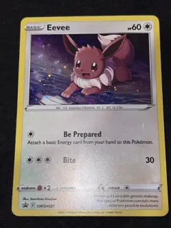Eevee SWSH127 SWSH: Sword & Shield Promo Cards Holo - Image 1