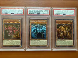 Yugioh Slifer The Sky Dragon Obelisk Tormentor Winged of Ra PSA 10 KICO EN063 64 - Image 1