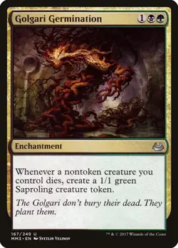 MTG Foil - Golgari Germination - 167 / LP / English - Image 1