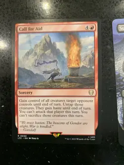 Call for Aid ~ Commander: The Lord of the Rings [ NM ] [ Magic MTG ] - Image 1