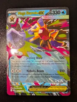 Mega Starmie ex 021/088 Double Rare Perfect Order Pokemon Near Mint - Image 1
