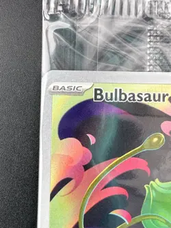 Pokemon TCG Bulbasaur 133/132 MEGA EVOLUTION Illustration Rare Stamped & Sealed - Image 2