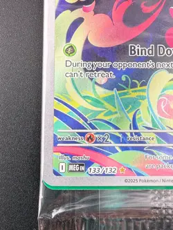 Pokemon TCG Bulbasaur 133/132 MEGA EVOLUTION Illustration Rare Stamped & Sealed - Image 5