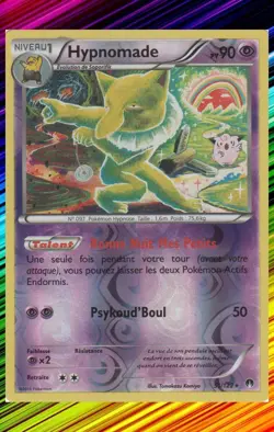 Hypnomade Reverse - XY09:Rupture Turbo - 51/122 - Carte Pokemon Francaise - Image 1