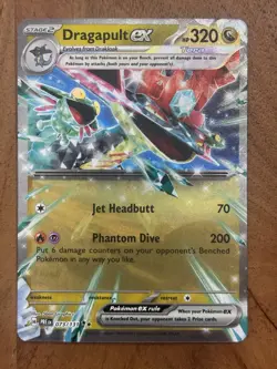 Pokemon TCG Dragapult Ex 073/131 Prismatic Evolutions Double Rare NM - Image 1
