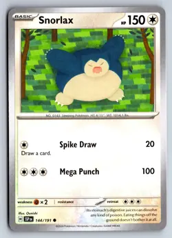 SNORLAX 144/191 COMMON SURGING SPARKS POKEMON NM - Image 1