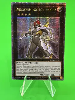 Yu-Gi-Oh Quarter Century Stampede Evilswarm Exciton Knight QCSR RA04-EN212 NM!!! - Image 1