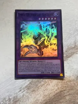 Konami Elemental HERO Thunder Giant Voltic Thunder Fusion Effect Holo 1st Ed Ma… - Image 1