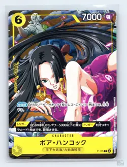 Boa Hancock P-115 Promo Card V JUMP Limited One Piece NM - Image 1