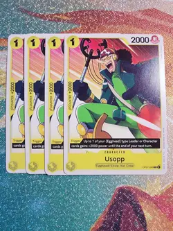 Usopp Playset - OP07-099 x4 - 500 Years in the Future - One Piece TCG NM - Image 1