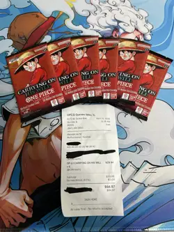 6x Op13 Booster Packs One Piece Tcg - Image 1