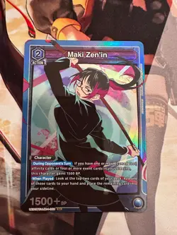 Maki Zen'in SR Union Arena Jujutsu Kaisen UE03BT/JJK-1-050 English - Image 1