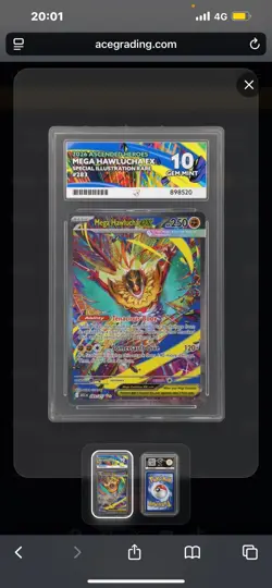 Pokemon TCG Mega Hawlucha EX 283/217 Ace 10 Ascended Heroes - Image 3