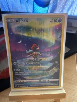Pokemon TCG Keldeo GG07/GG70 Crown Zenith Galarian Gallery Full Art Rare - Image 2