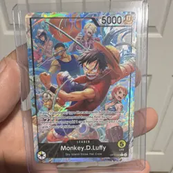 Bandai One Piece CCG Holo Leader Monkey D. Luffy Card OP15-098 5000 Power - Image 2