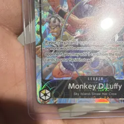 Bandai One Piece CCG Holo Leader Monkey D. Luffy Card OP15-098 5000 Power - Image 4