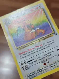 PL Dragonite Rare - 19/62 Unlimited Fossil Pokemon Card - Image 2