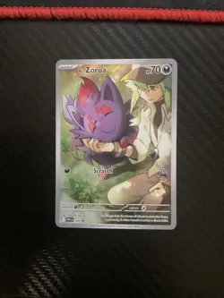 Pokemon TCG N's Zorua SVP 189 Journey Together ETB Black Star Promo Card - NM - Image 1