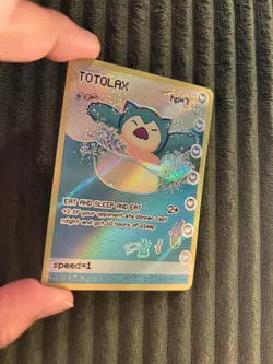 Totolax (Snorlax) Bootlegmons Chase Shiny Pokemon Card Textured Holo - Image 2